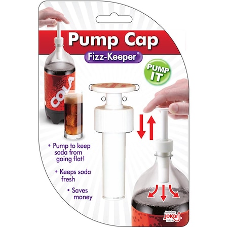 Carbonated Beverage Fizz Keeper Pump Caps For 2 Liter Bottles, 12PK